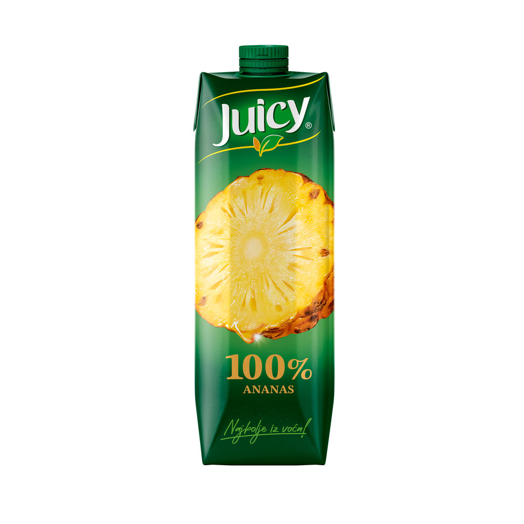 JUICY 100% Ananas 1l 1/6