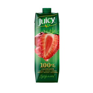 JUICY 100% Jagoda 1l 1/6